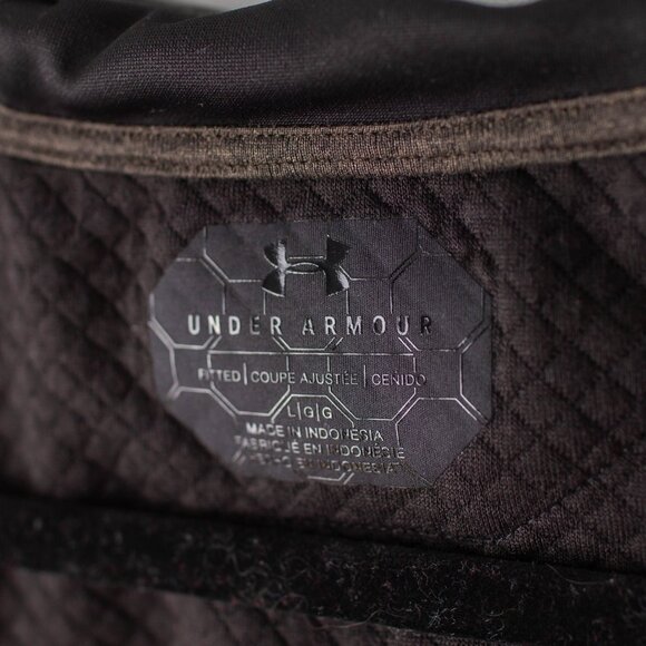 NEW Under Armour Women's Large Hooded Gore Windstopper Black Grey Zip Up Jacket - Picture 5 of 11